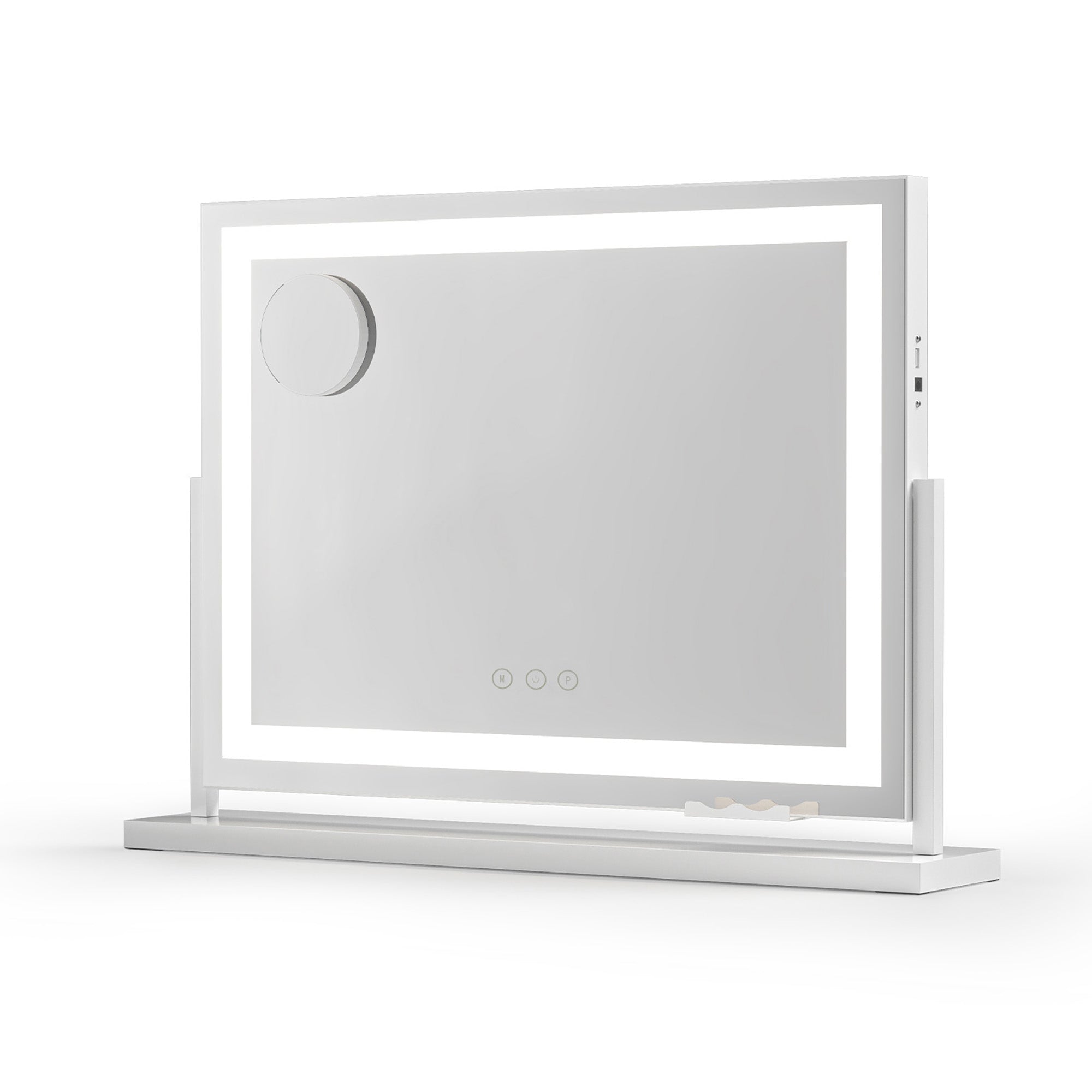 Embellir Makeup Mirror 58x46cm 360~ Rotatable Vanity Mirror with Lights Bright Light Strip Adjustable MM-FRAMELS-5846LED-GS-ZJ
