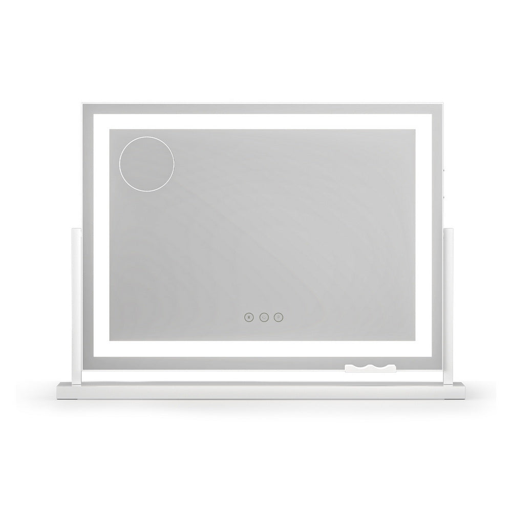 Embellir Makeup Mirror 58x46cm 360~ Rotatable Vanity Mirror with Lights Bright Light Strip Adjustable MM-FRAMELS-5846LED-GS-ZJ
