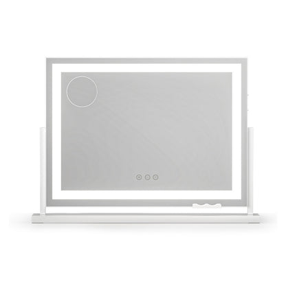 Embellir Makeup Mirror 58x46cm 360~ Rotatable Vanity Mirror with Lights Bright Light Strip Adjustable MM-FRAMELS-5846LED-GS-ZJ