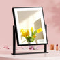 Embellir Makeup Mirror 25x30cm Hollywood Vanity with LED Light Rotation Black MM-STAND-2530LED-BK