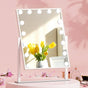 Embellir Makeup Mirror 40x50cm Hollywood Vanity with LED Light Rotation Tabletop MM-STAND-4050-WH