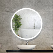Embellir Wall Mirror 90cm with Led light Makeup Home Decor Bathroom Round Vanity MM-WALL-ROU-LED-90