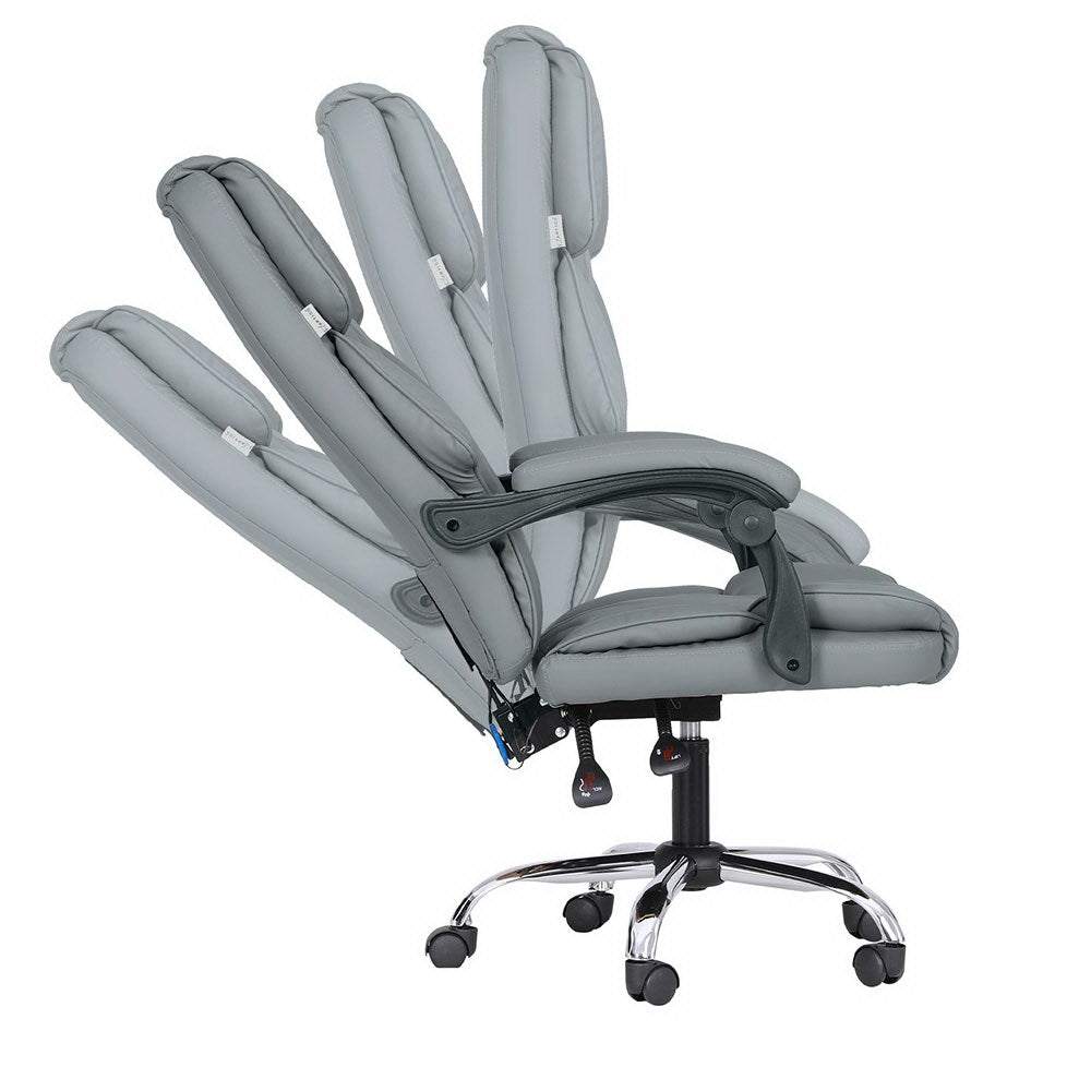 Artiss Massage Office Chair Computer Chairs High Back MOC-1051-8P-GY