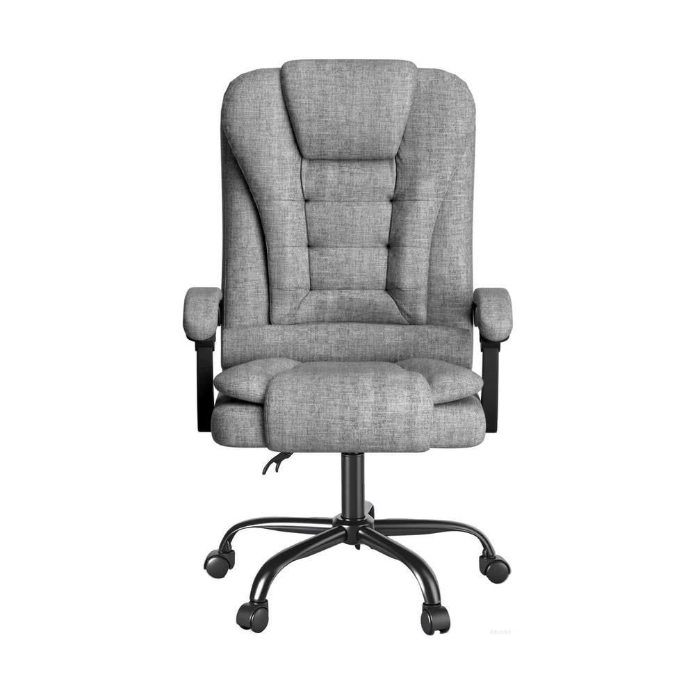 Artiss Executive Office Chair 4-Point Massage Adjustable Ergonomic Recline Back MOC-C-FZ23-4P-GR