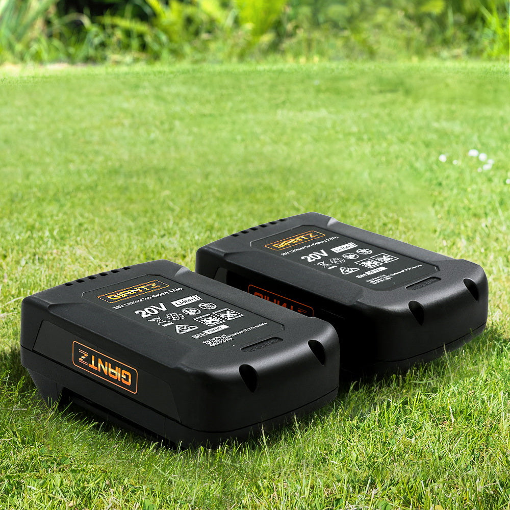 Giantz Lawn Mower 80V Battery Only Cordless 40V x2 Fits LI37 MOWER-LI37-N2-40VX2