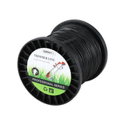 Giantz 100M Whipper Snipper Trimmer Line 2.4mm Star Nylon String Cord Black MOWER-LINE-100M-2P4MM