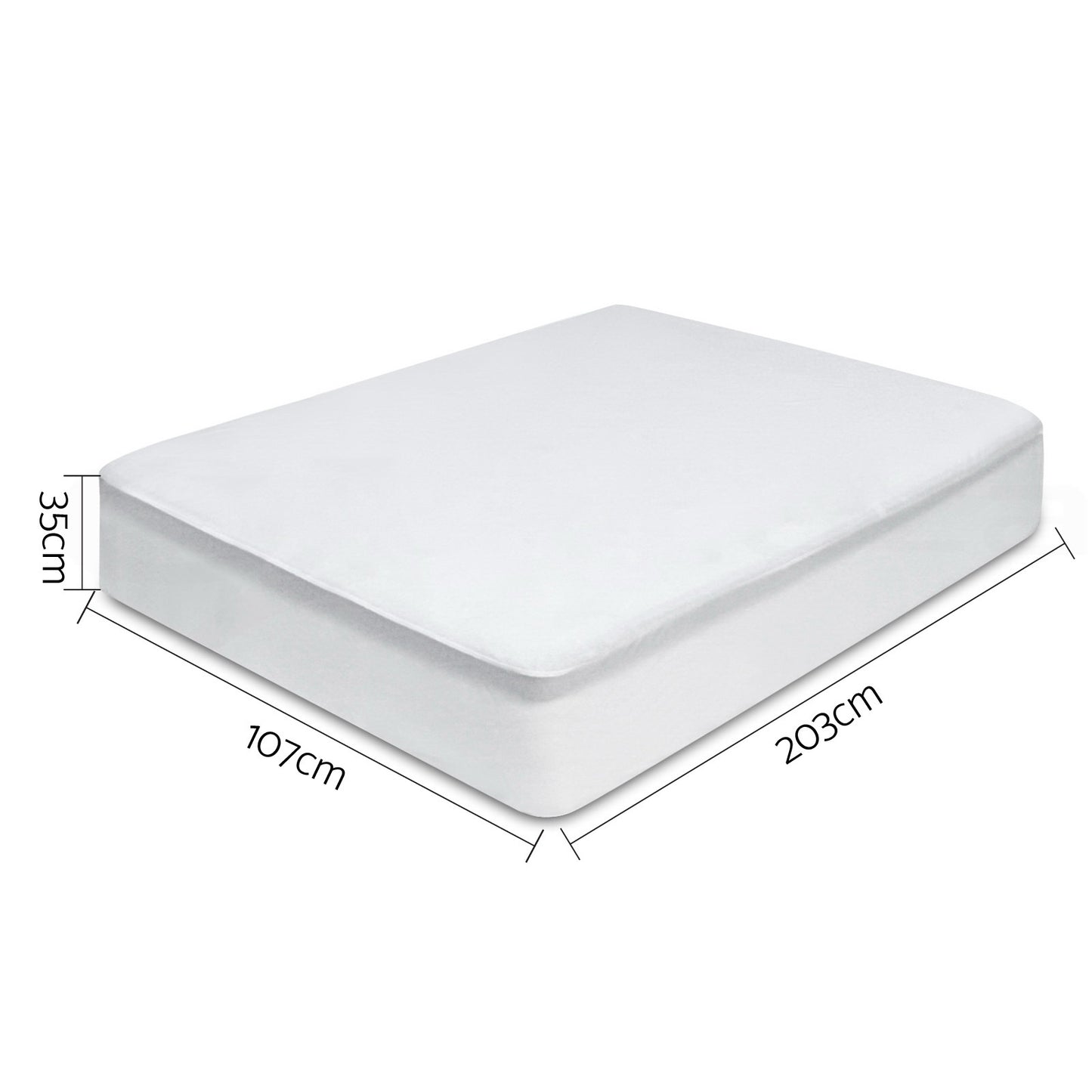 Giselle Bedding Mattress Protector King Single MP-BAM-KS