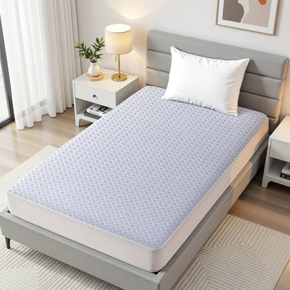 Giselle Cooling Mattress Protector Waterproof Deep Pocket Fitted Cover King Single MP-COOL-KS