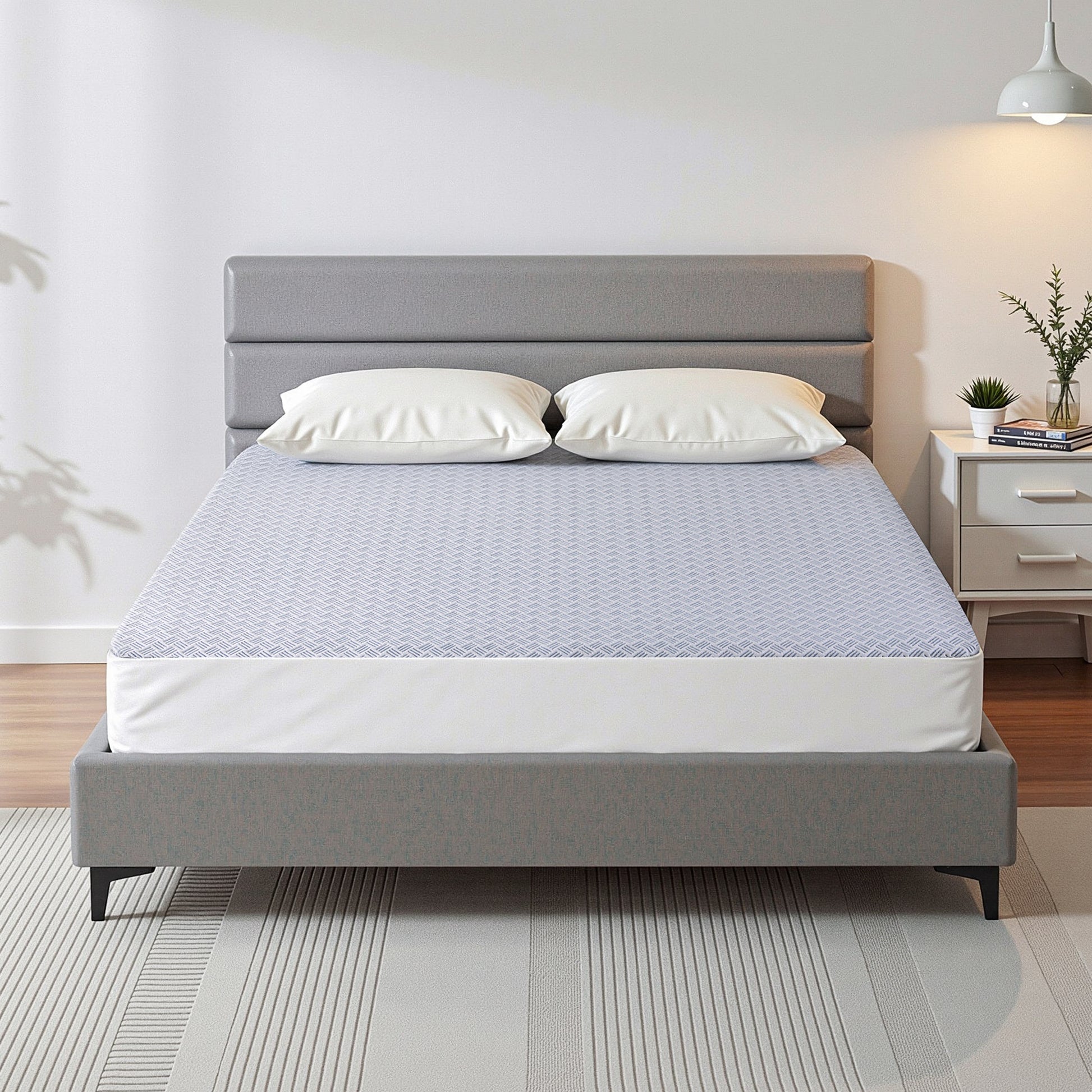 Giselle Cooling Mattress Protector Waterproof Deep Pocket Fitted Cover Queen MP-COOL-Q