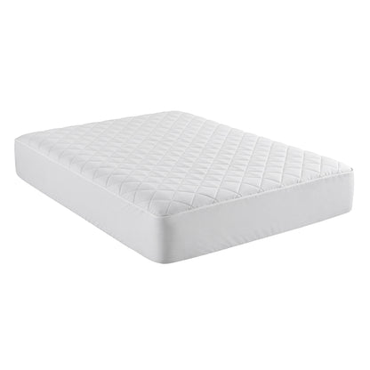 Giselle Waterproof Mattress Protector 100% Cotton Quilted Fitted Cover King MP-COT-WHITE-K