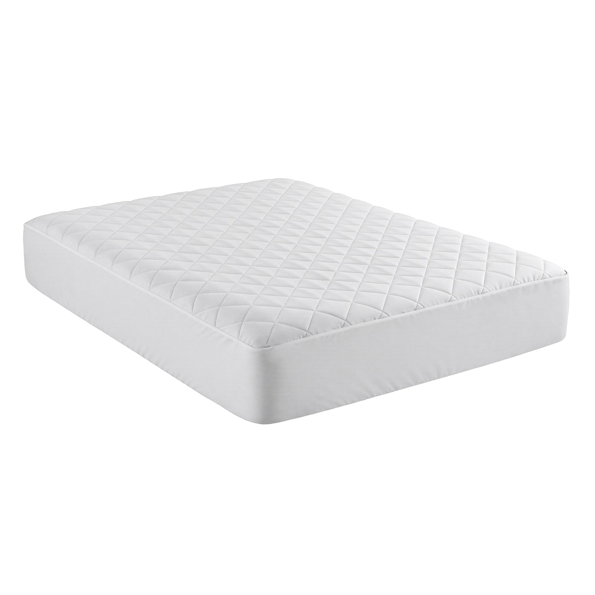 Giselle Waterproof Mattress Protector 100% Cotton Quilted Fitted Cover Queen MP-COT-WHITE-Q
