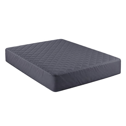 Giselle Water-Resistant Mattress Protector Microfiber 360 degrees Fit King MP-MF-GRAY-K