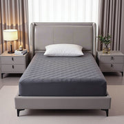 Giselle Water-Resistant Mattress Protector Microfiber 35cm 360 degrees Fit Single MP-MF-GRAY-S