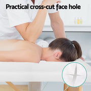 Zenses 80cm X 180cm Massage Table Cover 2 Rolls 100 Pieces MT-COVER-80X180-100-WH