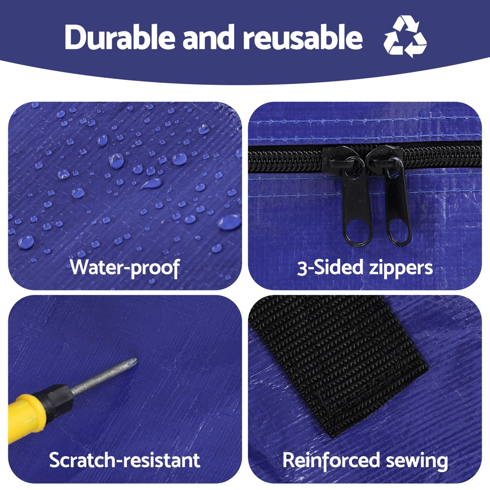 Atirss Mattress Bag Easy Moving Waterproof Storage Dust Cover Protector Queen MVB-MATTRESS-Q-BL