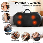 Livemor Neck Massager With Heat Kneading Back Massager NECK-MASSAGE-01-BK