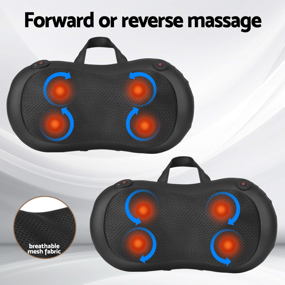 Livemor Neck Massager With Heat Kneading Back Massager NECK-MASSAGE-01-BK