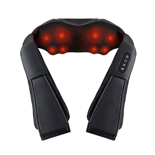 Livemor 8 Massage Nodes Neck Massager Heated NECK-MASSAGE-8H-BK