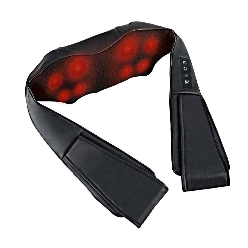 Livemor 8 Massage Nodes Neck Massager Heated NECK-MASSAGE-8H-BK