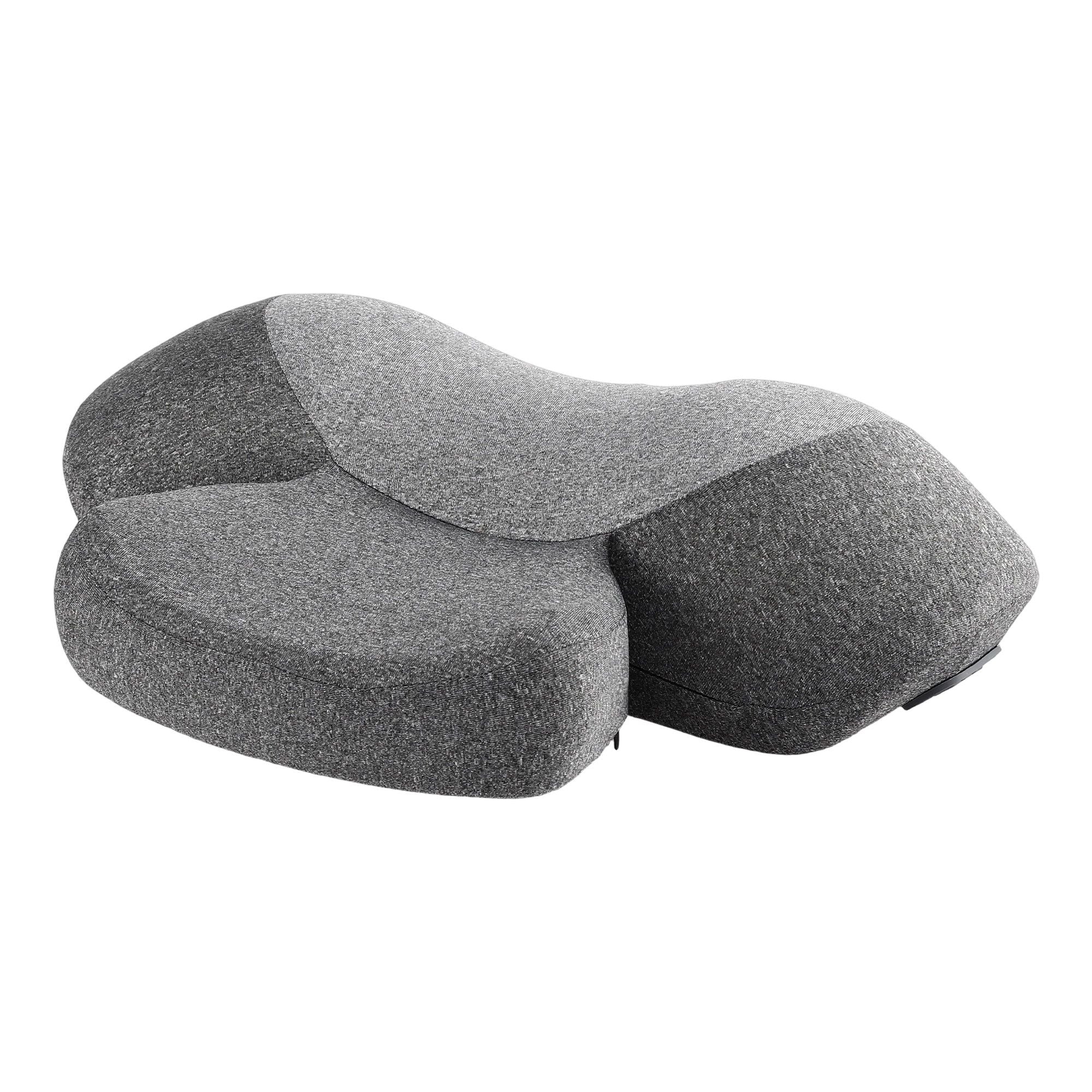 Livemor 2-in-1 Neck Massager Pillow with Heat, Memory Foam Cervical Support for Relief, 3-Speed Vibration & NECK-MASSAGER-PL01-GY