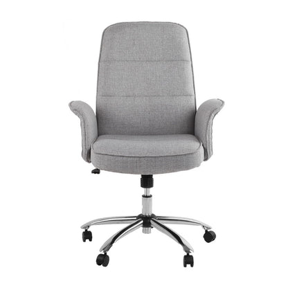 Artiss Fabric Office Chair Computer Chairs Grey OCHAIR-1225-GY