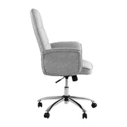 Artiss Fabric Office Chair Computer Chairs Grey OCHAIR-1225-GY