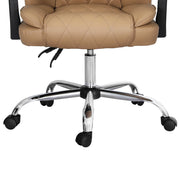 Artiss Executive Office Chair Leather Recliner Espresso OCHAIR-G-1051-BR