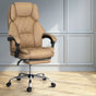 Artiss Executive Office Chair Leather Footrest Espresso OCHAIR-G-1051-FT-BR