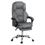 Artiss Executive Office Chair Footrest Grey OCHAIR-G-1051-FT-GY