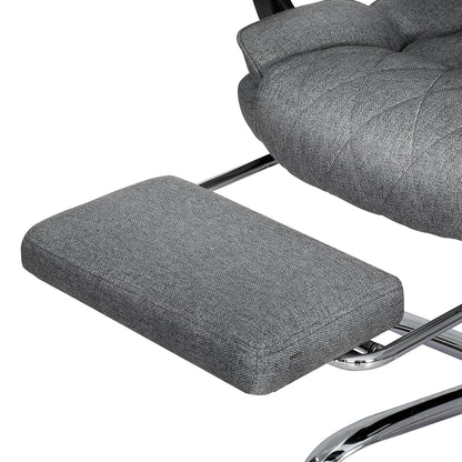 Artiss Executive Office Chair Footrest Grey OCHAIR-G-1051-FT-GY