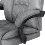 Artiss Executive Office Chair Footrest Grey OCHAIR-G-1051-FT-GY