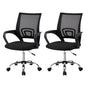 Artiss 2x Mesh Office Chair Mid Back Black OCHAIR-G-2004-BKX2