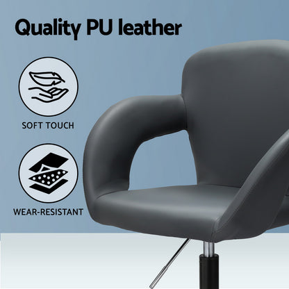 Artiss Office Chair Mid Back Grey OCHAIR-H-2018-GY