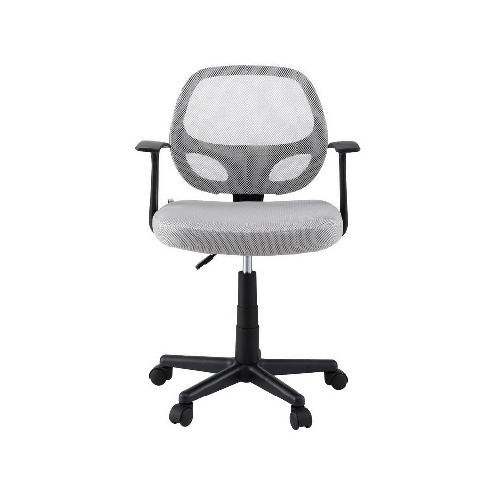 Artiss Mesh Office Chair Computer Gaming Desk Chairs Work Study Mid Back Grey OCHAIR-H-FZ14-GY