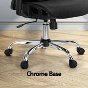 Artiss Ergonomic Office Chair Recline Black OCHAIR-H-FZ20-BK