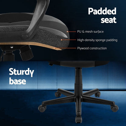 Artiss Gaming Office Chair Computer Chairs Grey OCHAIR-H-GAME-GY