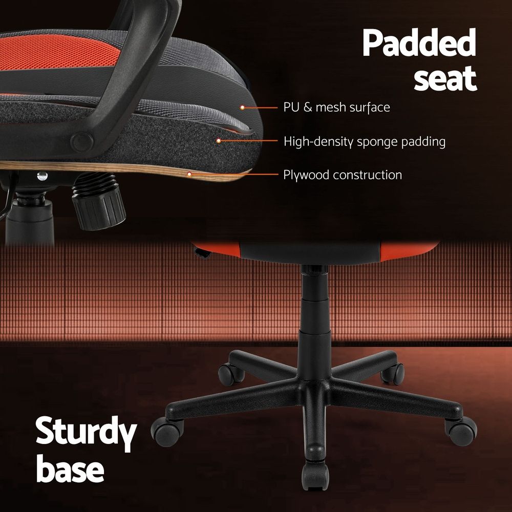 Artiss Gaming Office Chair Computer Executive Racing Chairs High Back Orange OCHAIR-H-GAME-OR