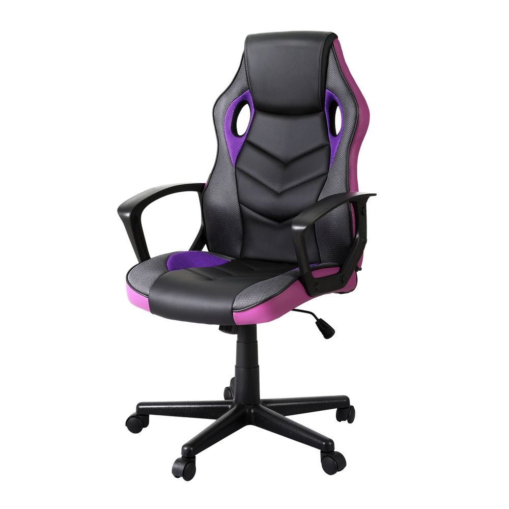 Artiss Gaming Office Chair Computer Chairs Purple OCHAIR-H-GAME-PE