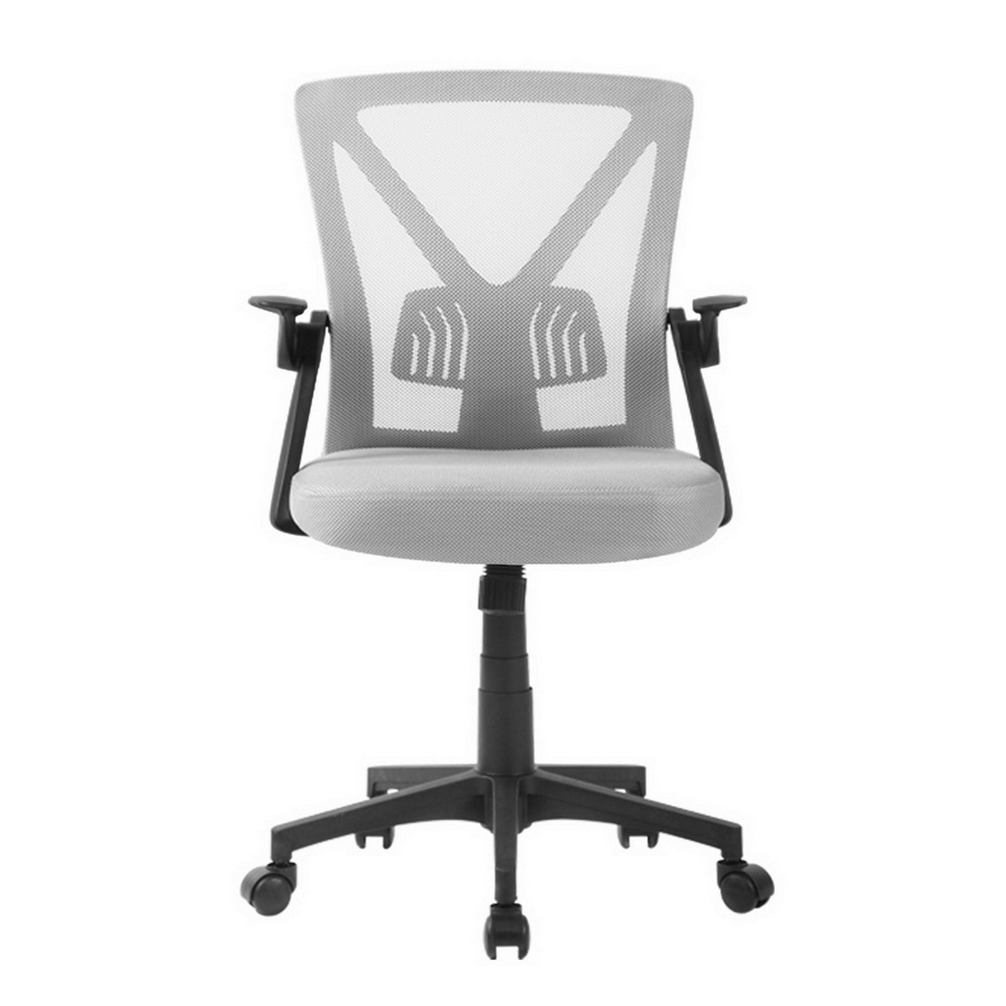 Artiss Mesh Office Chair Mid Back Grey OCHAIR-H-M02-GY