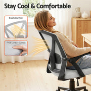 Artiss Mesh Office Chair Mid Back Grey OCHAIR-H-M02-GY