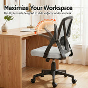 Artiss Mesh Office Chair Mid Back Grey OCHAIR-H-M02-GY