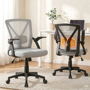 Artiss Mesh Office Chair Mid Back Grey OCHAIR-H-M02-GY