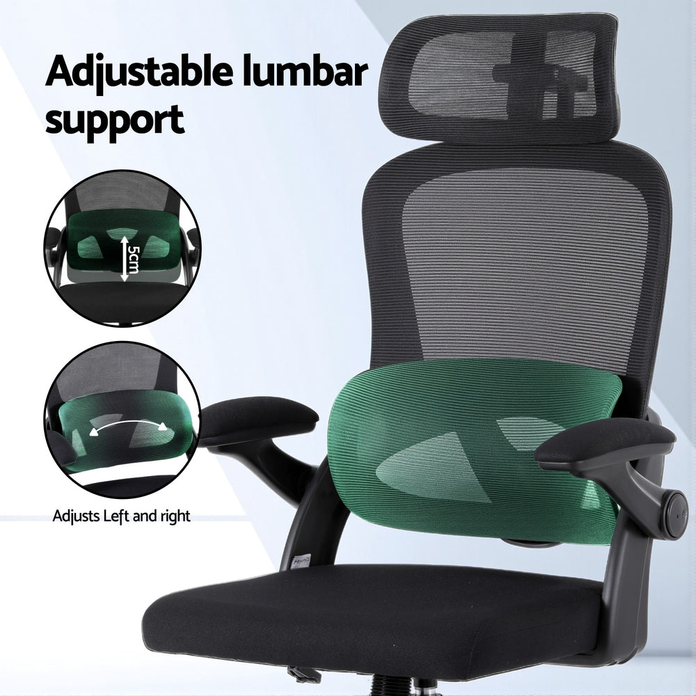 Artiss Ergonomic Office Chair Mesh Chairs Black OCHAIR-H-YS02-BK