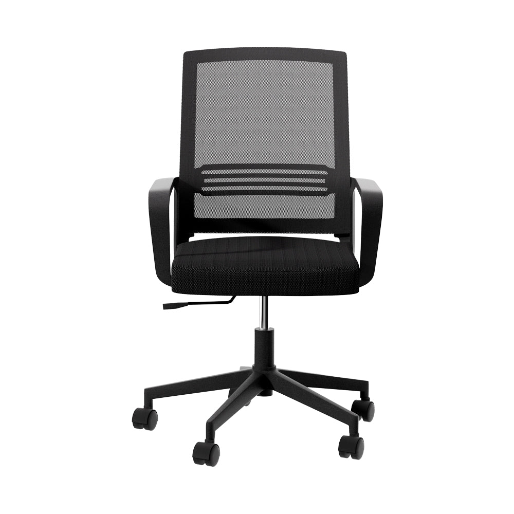 Artiss Mesh Office Chair Computer Gaming Desk Chairs Work Study Mid Back Black OCHAIR-K-MESH-BK