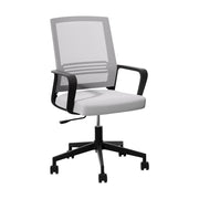 Artiss Mesh Office Chair Computer Gaming Desk Chairs Work Study Mid Back Grey OCHAIR-K-MESH-GY