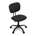 Artiss Armless Office Chair with Wheels, Ergonomic 360 degrees Swivel Home Office Desk Chair, Height OCHAIR-M-1142-BK