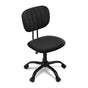 Artiss Armless Office Chair with Wheels, Ergonomic 360 degrees Swivel Home Office Desk Chair, Height OCHAIR-M-1142-BK