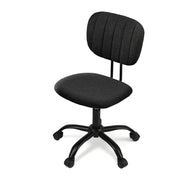Artiss Armless Office Chair with Wheels, Ergonomic 360 degrees Swivel Home Office Desk Chair, Height OCHAIR-M-1142-BK