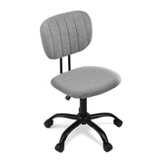 Artiss Armless Office Chair with Wheels, Ergonomic 360 degrees Swivel Home Office Desk Chair, Height OCHAIR-M-1142-GY