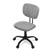 Artiss Armless Office Chair with Wheels, Ergonomic 360 degrees Swivel Home Office Desk Chair, Height OCHAIR-M-1142-GY
